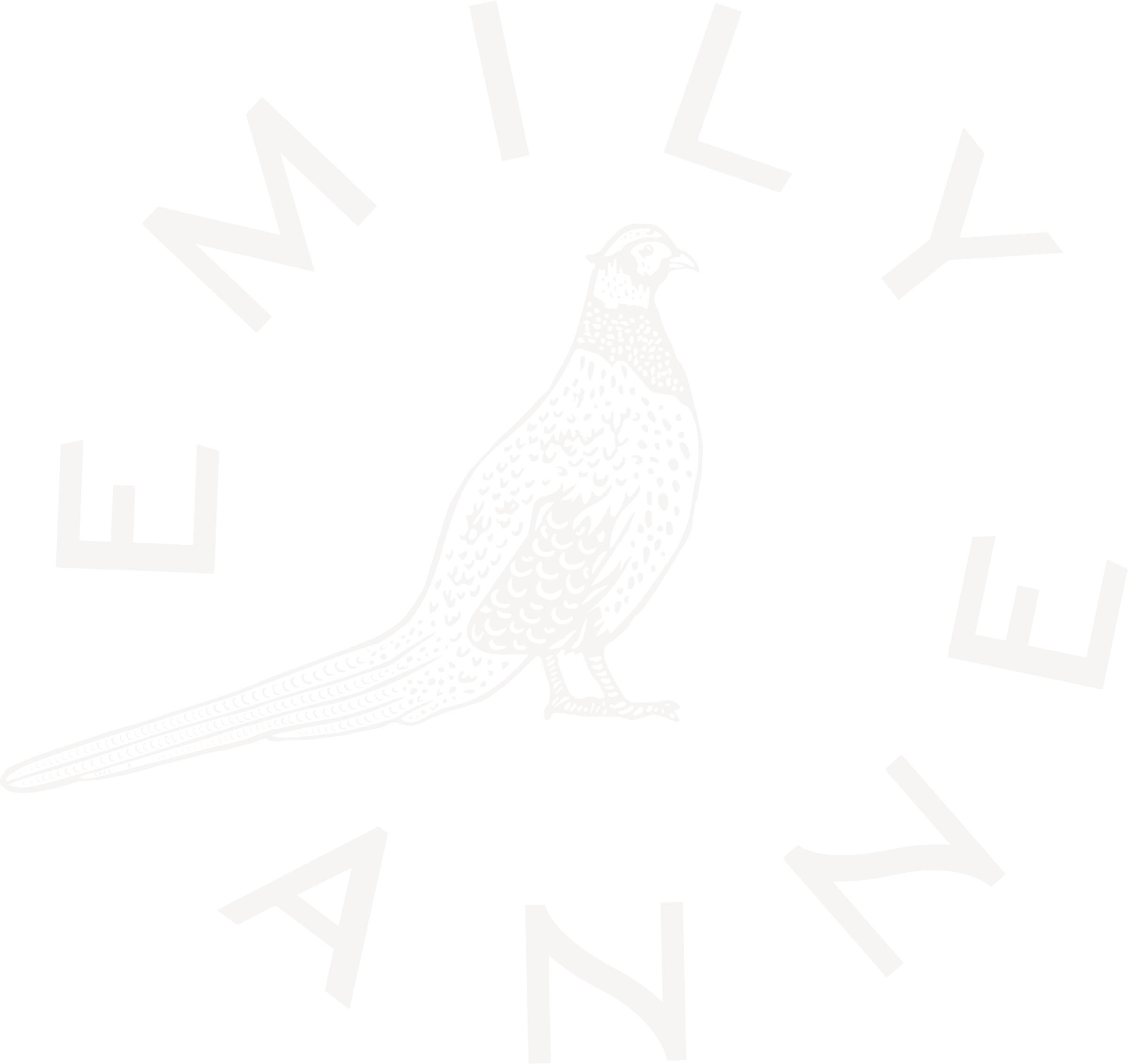 Emily Anne round logo with Pheasant in the middle